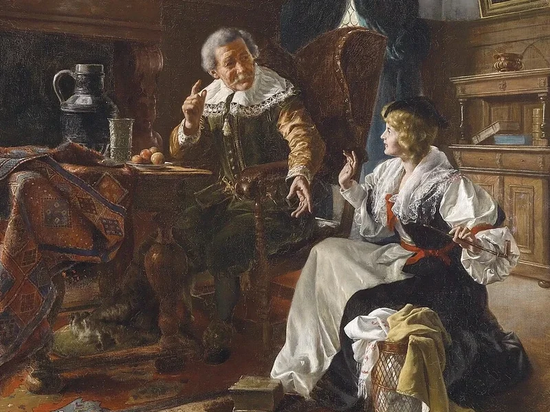 1857-Franz Xaver Schmid-Breitenbach - Fumare consentito